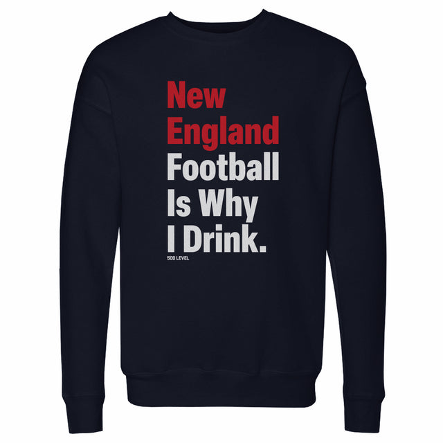 New England Football Men's Crewneck Sweatshirt | 500 LEVEL