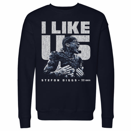 Stefon Diggs Men's Crewneck Sweatshirt | 500 LEVEL
