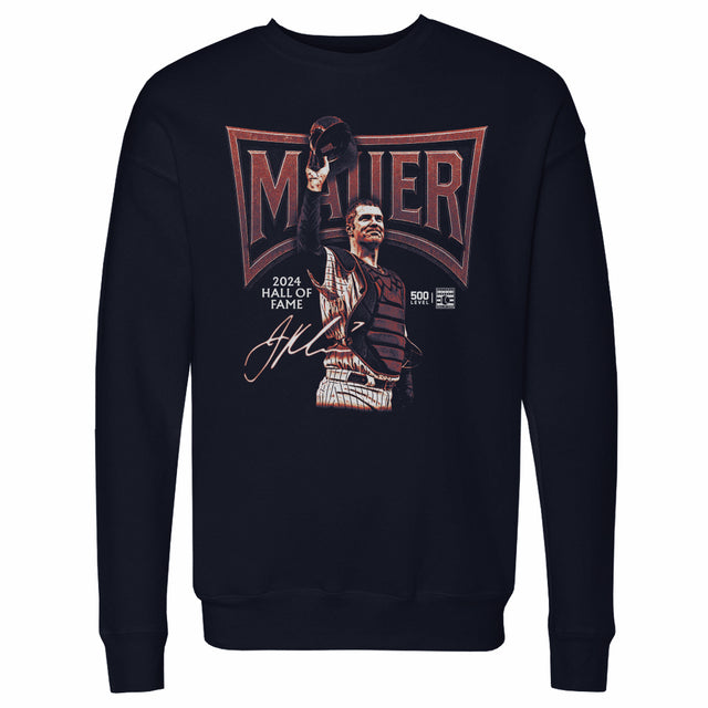Joe Mauer Men's Crewneck Sweatshirt | 500 LEVEL