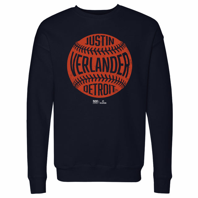 Justin Verlander Men's Crewneck Sweatshirt | 500 LEVEL