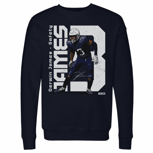 Derwin James Men's Crewneck Sweatshirt | 500 LEVEL