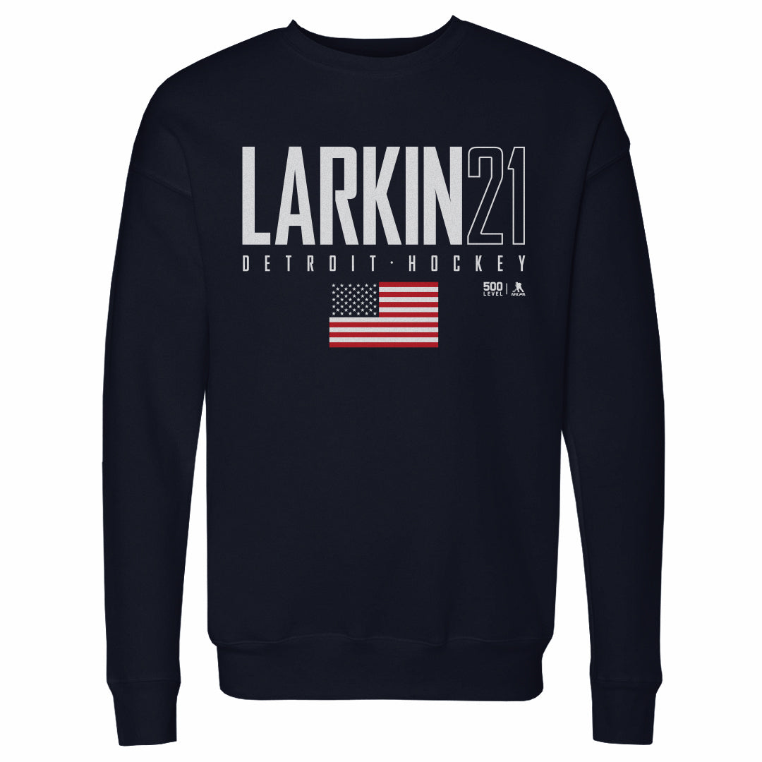 Dylan Larkin Men's Crewneck Sweatshirt | 500 LEVEL