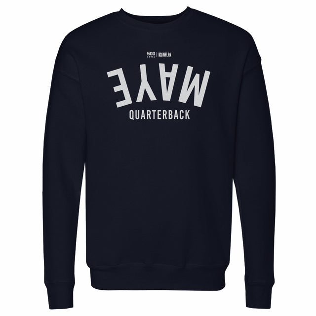 Drake Maye Men's Crewneck Sweatshirt | 500 LEVEL