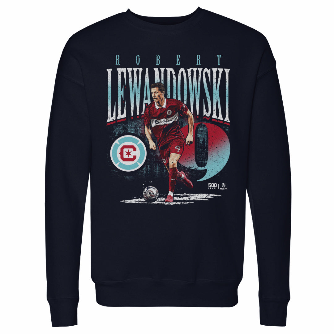 Robert Lewandowski Men's Crewneck Sweatshirt | 500 LEVEL