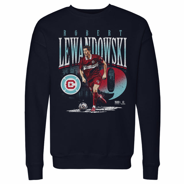 Robert Lewandowski Men's Crewneck Sweatshirt | 500 LEVEL