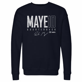 Drake Maye Men's Crewneck Sweatshirt | 500 LEVEL