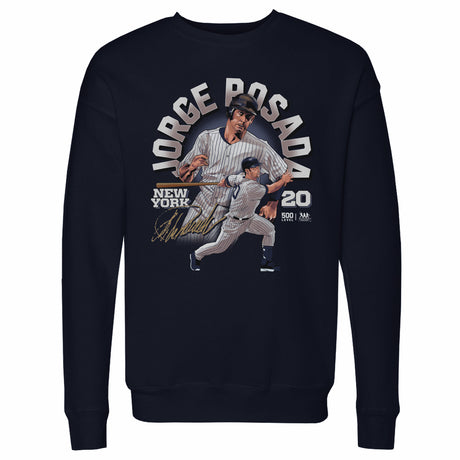 Jorge Posada Men's Crewneck Sweatshirt | 500 LEVEL