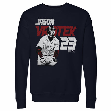 Jason Varitek Men's Crewneck Sweatshirt | 500 LEVEL