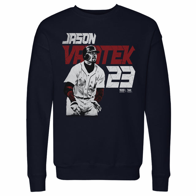 Jason Varitek Men's Crewneck Sweatshirt | 500 LEVEL