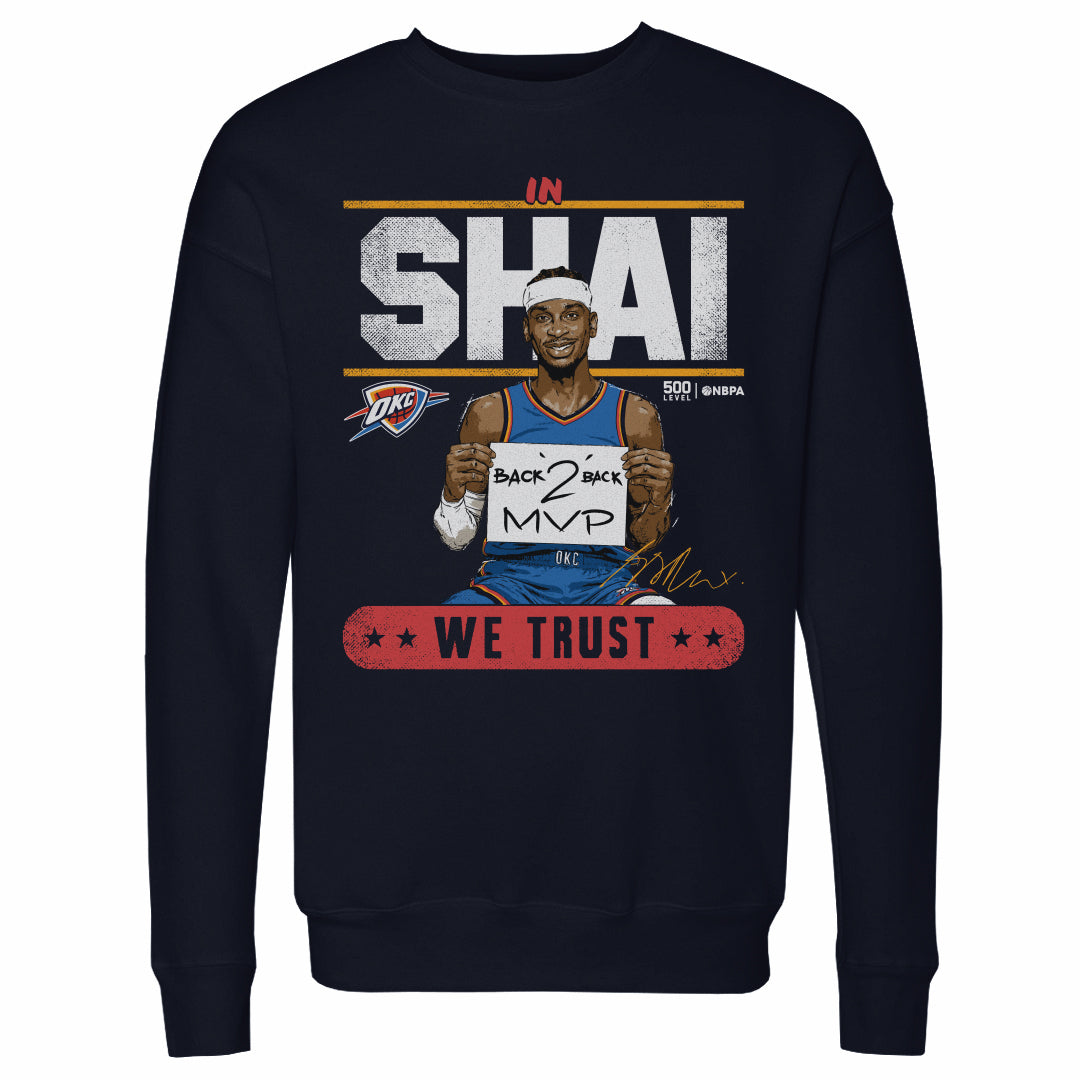 Shai Gilgeous-Alexander Men's Crewneck Sweatshirt | 500 LEVEL