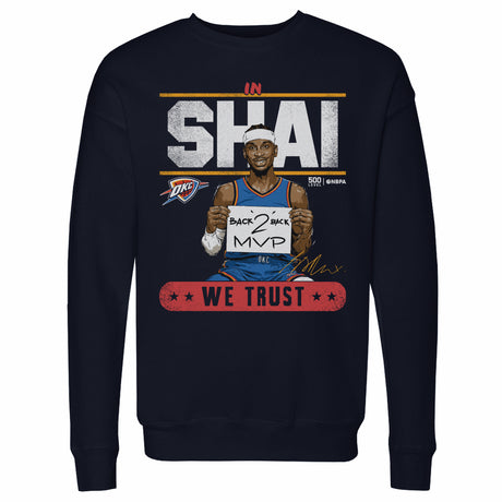 Shai Gilgeous-Alexander Men's Crewneck Sweatshirt | 500 LEVEL