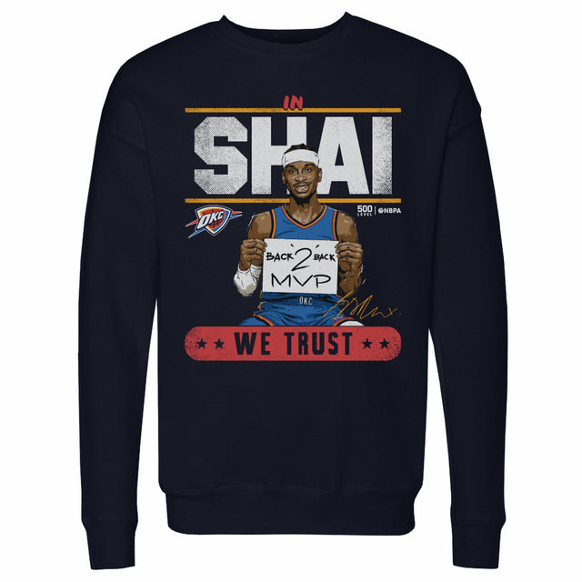 Shai Gilgeous-Alexander Men's Crewneck Sweatshirt | 500 LEVEL