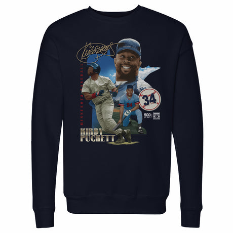 Kirby Puckett Men's Crewneck Sweatshirt | 500 LEVEL