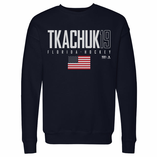 Matthew Tkachuk Men's Crewneck Sweatshirt | 500 LEVEL