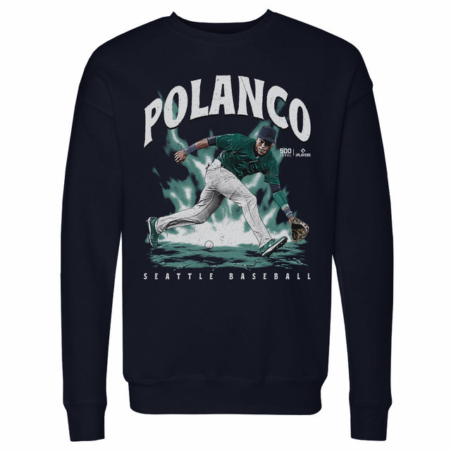 Jorge Polanco Men's Crewneck Sweatshirt | 500 LEVEL
