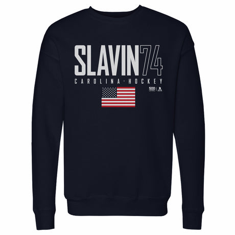 Jaccob Slavin Men's Crewneck Sweatshirt | 500 LEVEL