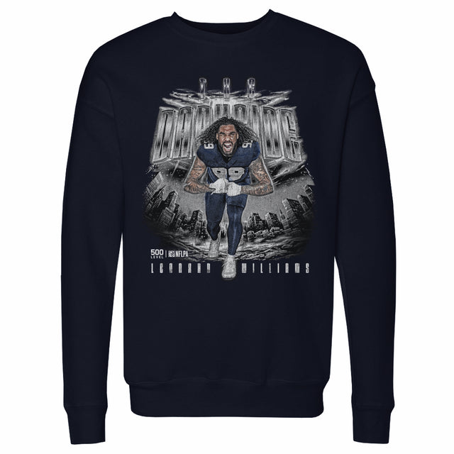 Leonard Williams Men's Crewneck Sweatshirt | 500 LEVEL