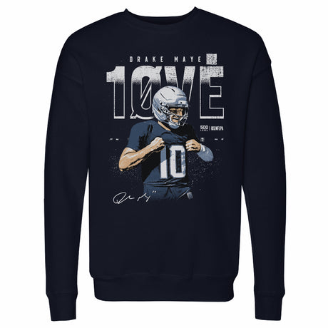 Drake Maye Men's Crewneck Sweatshirt | 500 LEVEL
