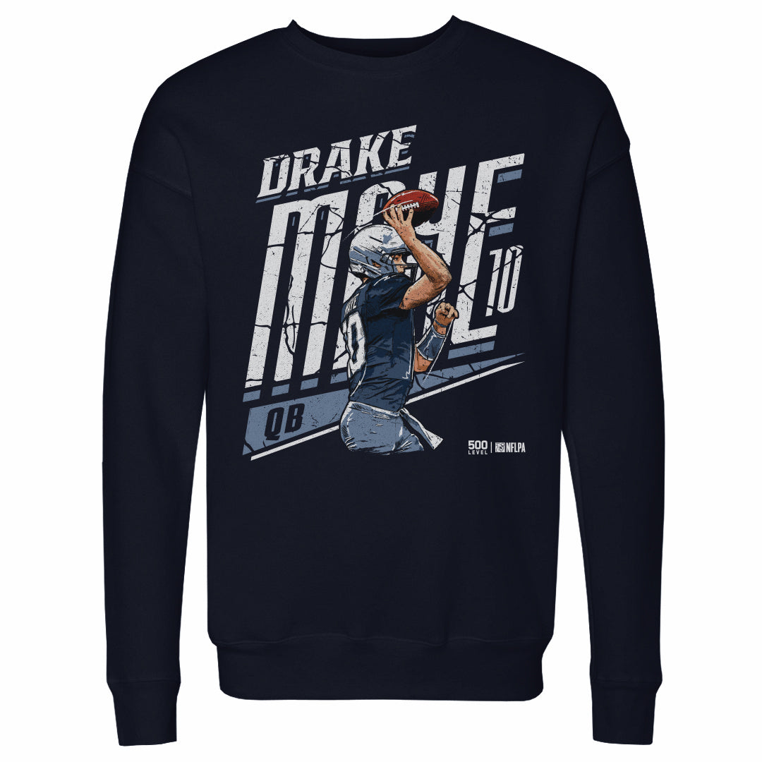 Drake Maye Men's Crewneck Sweatshirt | 500 LEVEL