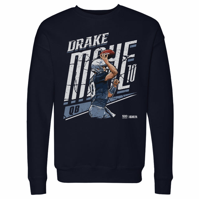 Drake Maye Men's Crewneck Sweatshirt | 500 LEVEL