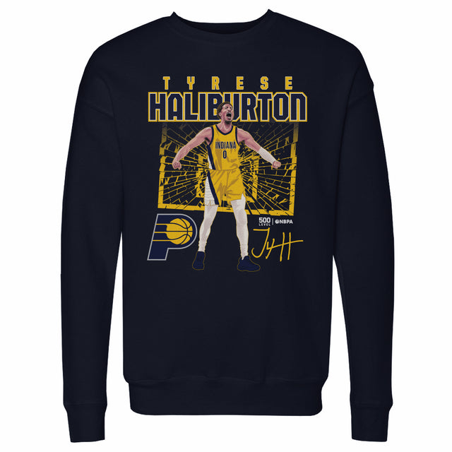 Tyrese Haliburton Men's Crewneck Sweatshirt | 500 LEVEL
