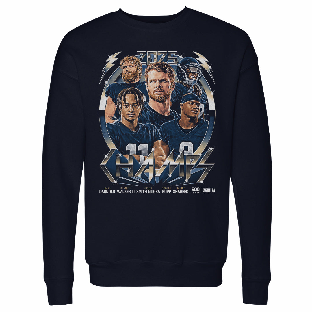 Seattle Football Men's Crewneck Sweatshirt | 500 LEVEL