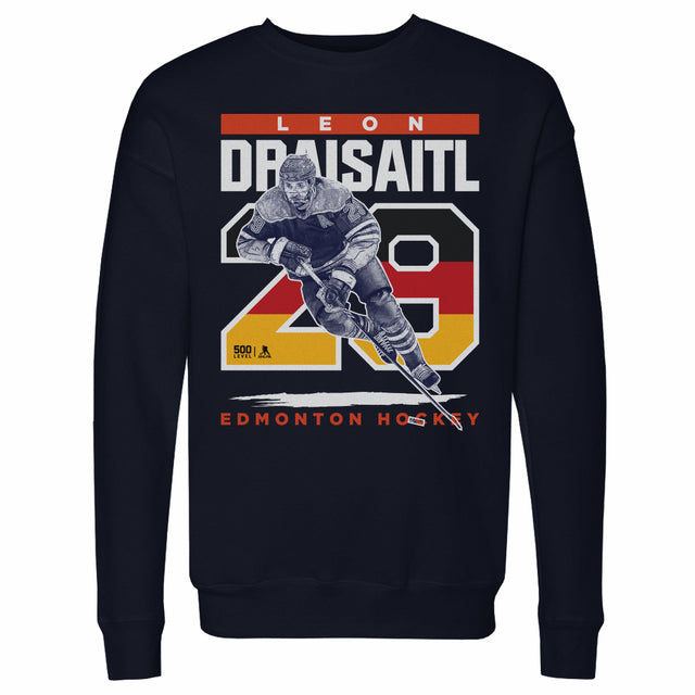 Leon Draisaitl Men's Crewneck Sweatshirt | 500 LEVEL