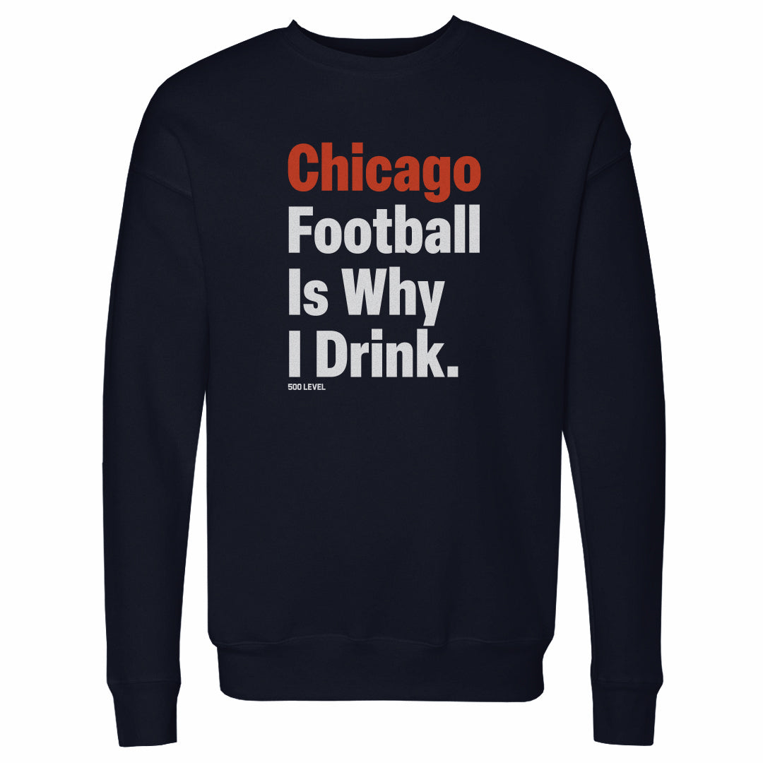 Chicago Football Men's Crewneck Sweatshirt | 500 LEVEL