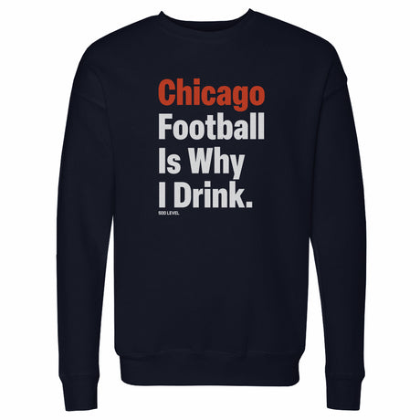 Chicago Football Men's Crewneck Sweatshirt | 500 LEVEL