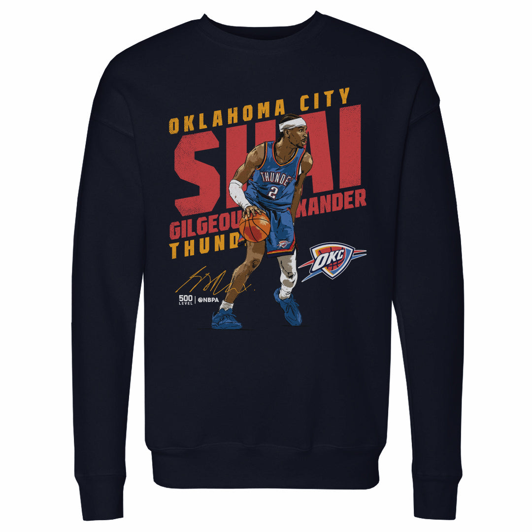 Shai Gilgeous-Alexander Men's Crewneck Sweatshirt | 500 LEVEL