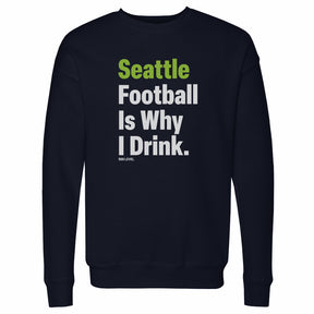 Seattle Football Men's Crewneck Sweatshirt | 500 LEVEL