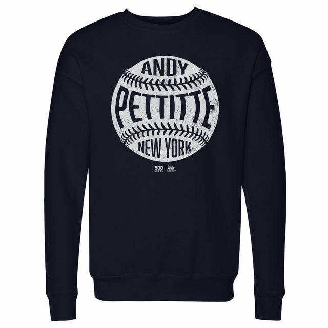 Andy Pettitte Men's Crewneck Sweatshirt | 500 LEVEL