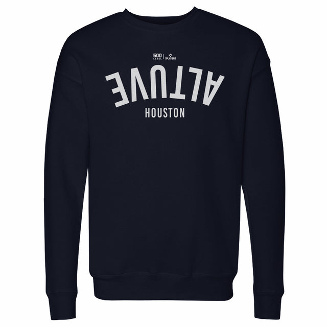 Jose Altuve Men's Crewneck Sweatshirt | 500 LEVEL