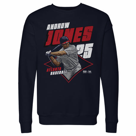 Andruw Jones Men's Crewneck Sweatshirt | 500 LEVEL