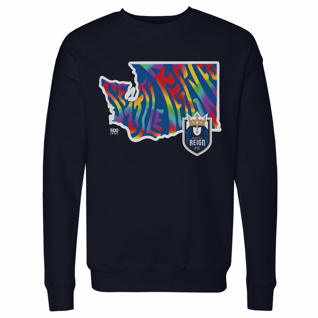 Seattle Reign FC Men's Crewneck Sweatshirt | 500 LEVEL