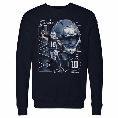 Drake Maye Men's Crewneck Sweatshirt | 500 LEVEL