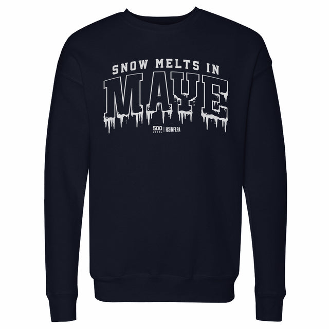 Drake Maye Men's Crewneck Sweatshirt | 500 LEVEL