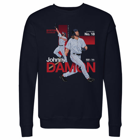 Johnny Damon Men's Crewneck Sweatshirt | 500 LEVEL