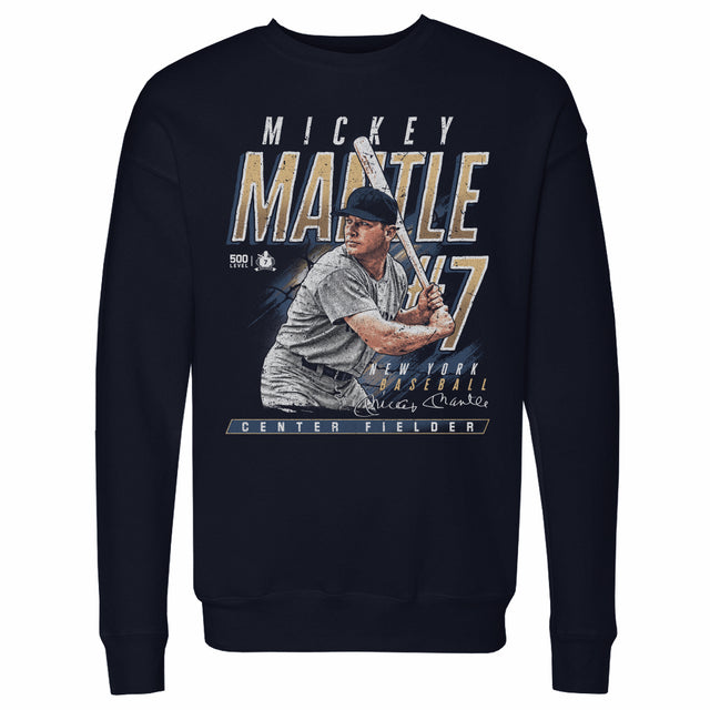 Mickey Mantle Men's Crewneck Sweatshirt | 500 LEVEL