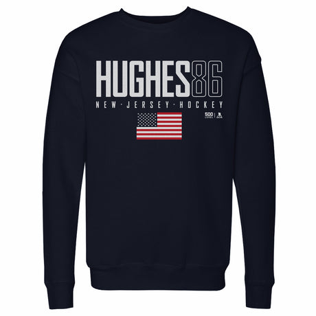 Jack Hughes Men's Crewneck Sweatshirt | 500 LEVEL