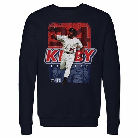 Kirby Puckett Men's Crewneck Sweatshirt | 500 LEVEL