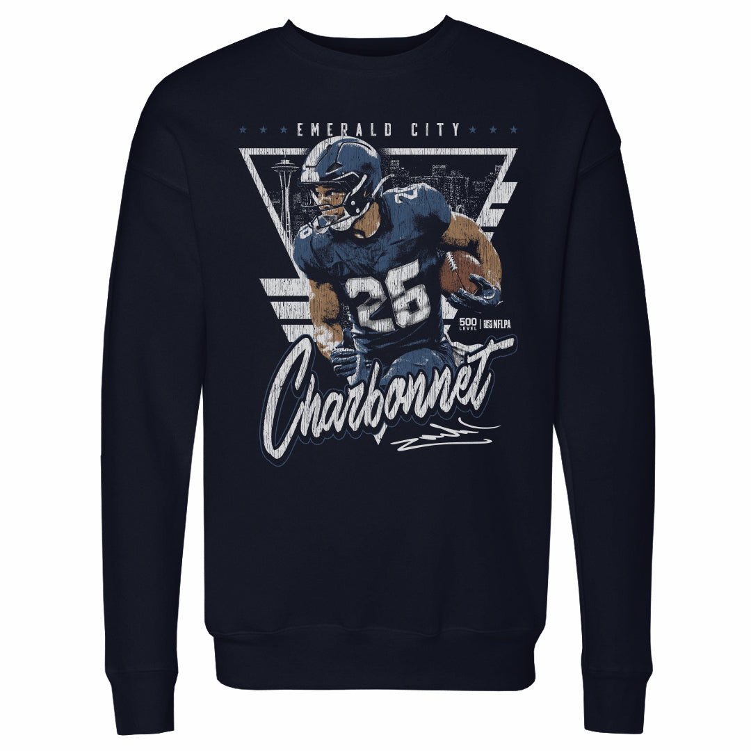 Zach Charbonnet Men's Crewneck Sweatshirt | 500 LEVEL