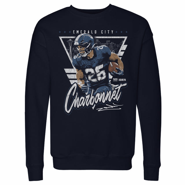 Zach Charbonnet Men's Crewneck Sweatshirt | 500 LEVEL