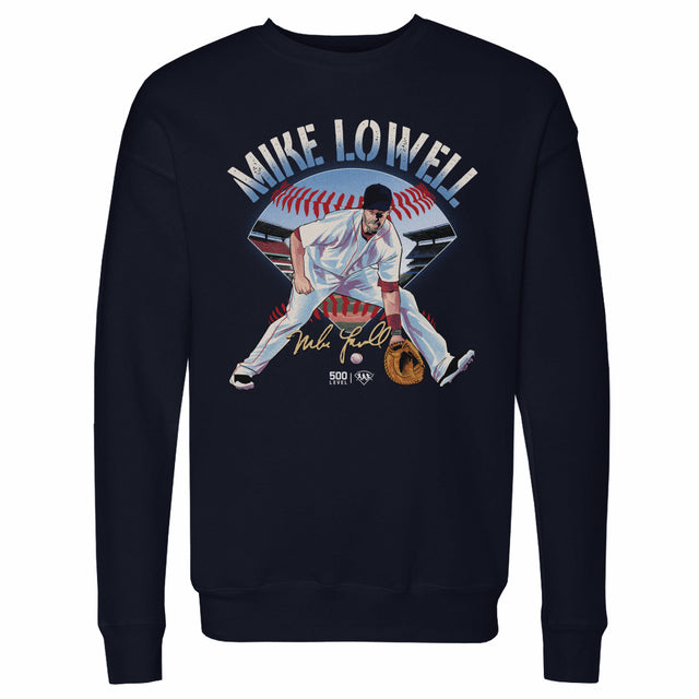Mike Lowell Men's Crewneck Sweatshirt | 500 LEVEL