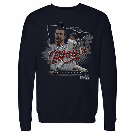 Joe Mauer Men's Crewneck Sweatshirt | 500 LEVEL