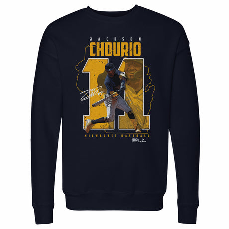 Jackson Chourio Men's Crewneck Sweatshirt | 500 LEVEL