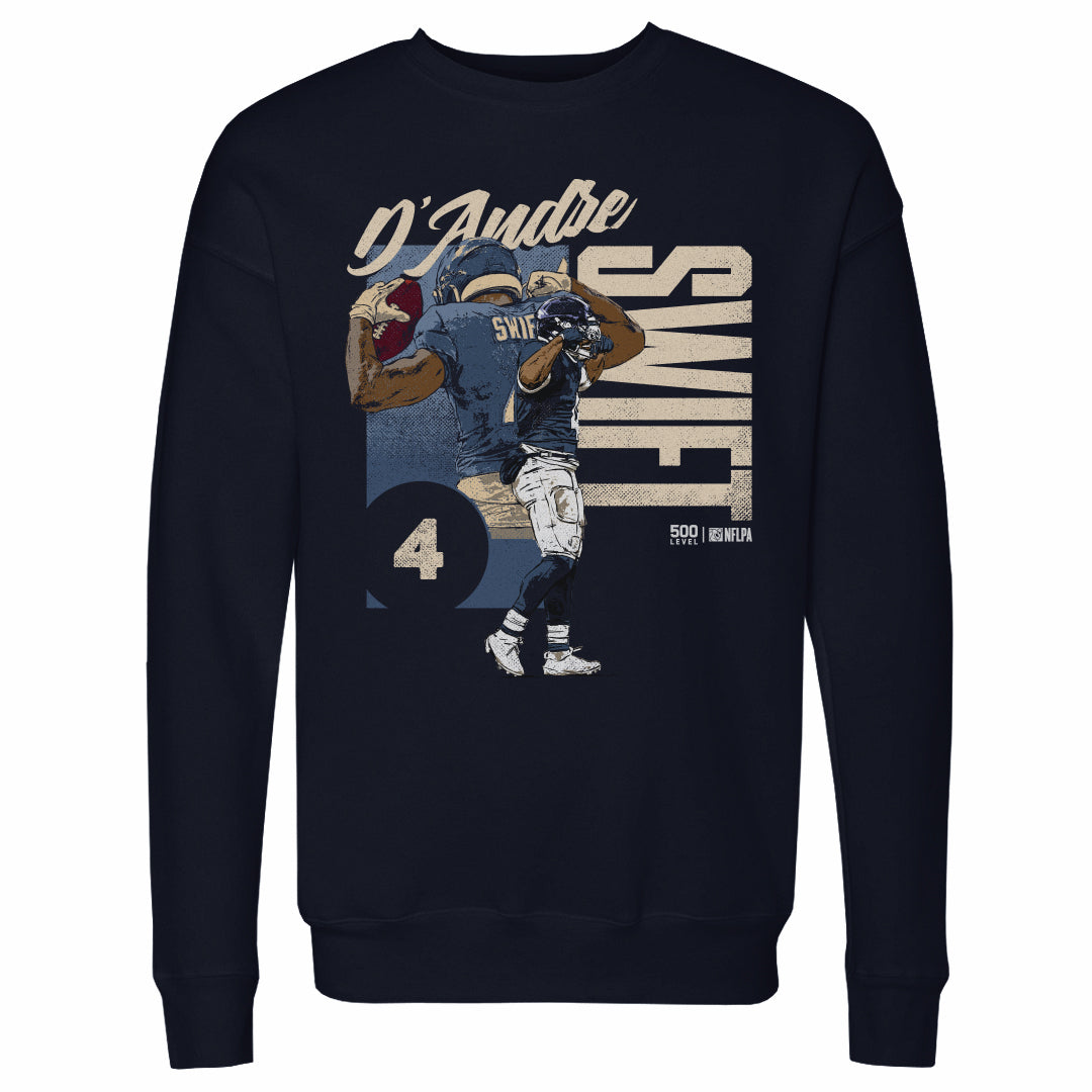 D'Andre Swift Men's Crewneck Sweatshirt | 500 LEVEL