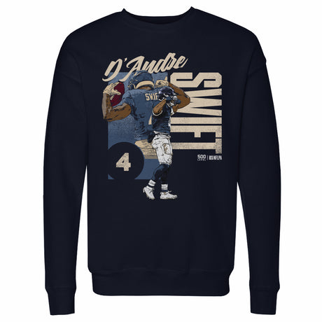 D'Andre Swift Men's Crewneck Sweatshirt | 500 LEVEL