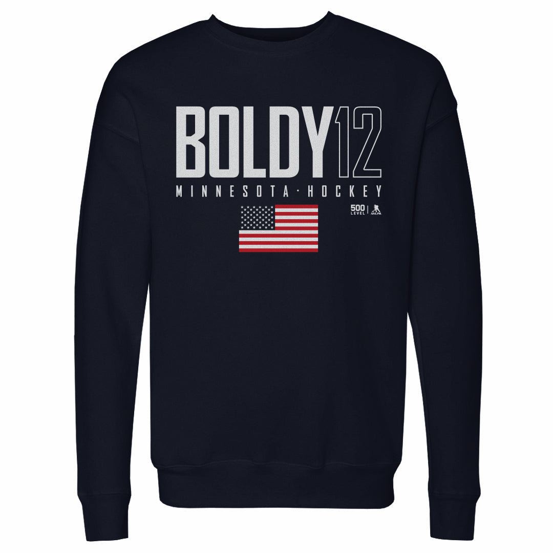 Matt Boldy Men's Crewneck Sweatshirt | 500 LEVEL