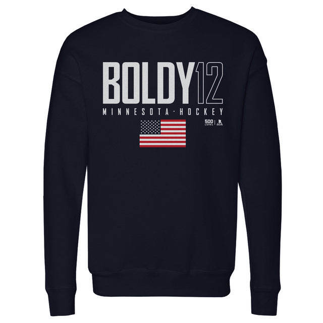 Matt Boldy Men's Crewneck Sweatshirt | 500 LEVEL